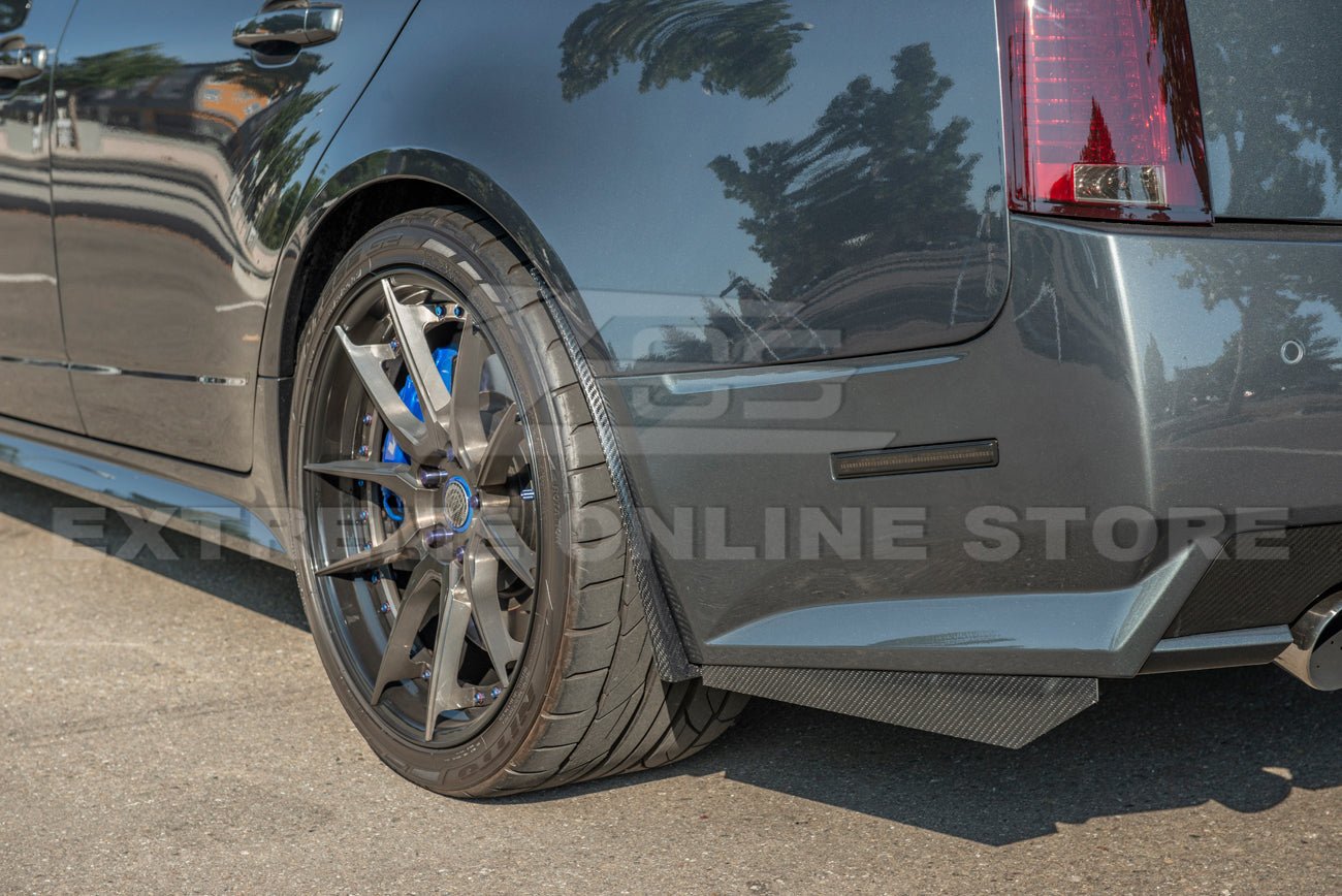 Cadillac CTS-V V2 Carbon Fiber Splash Guards Mud Flaps Sedan 2009-2014