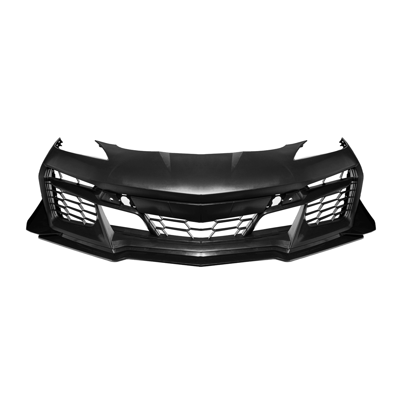 Chevrolet Corvette C8 Z06 Conversion Style Unpainted Front Bumper Kit 2020-2024