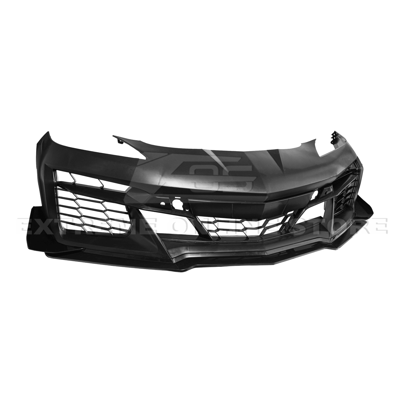 Chevrolet Corvette C8 Z06 Conversion Style Unpainted Front Bumper Kit 2020-2024
