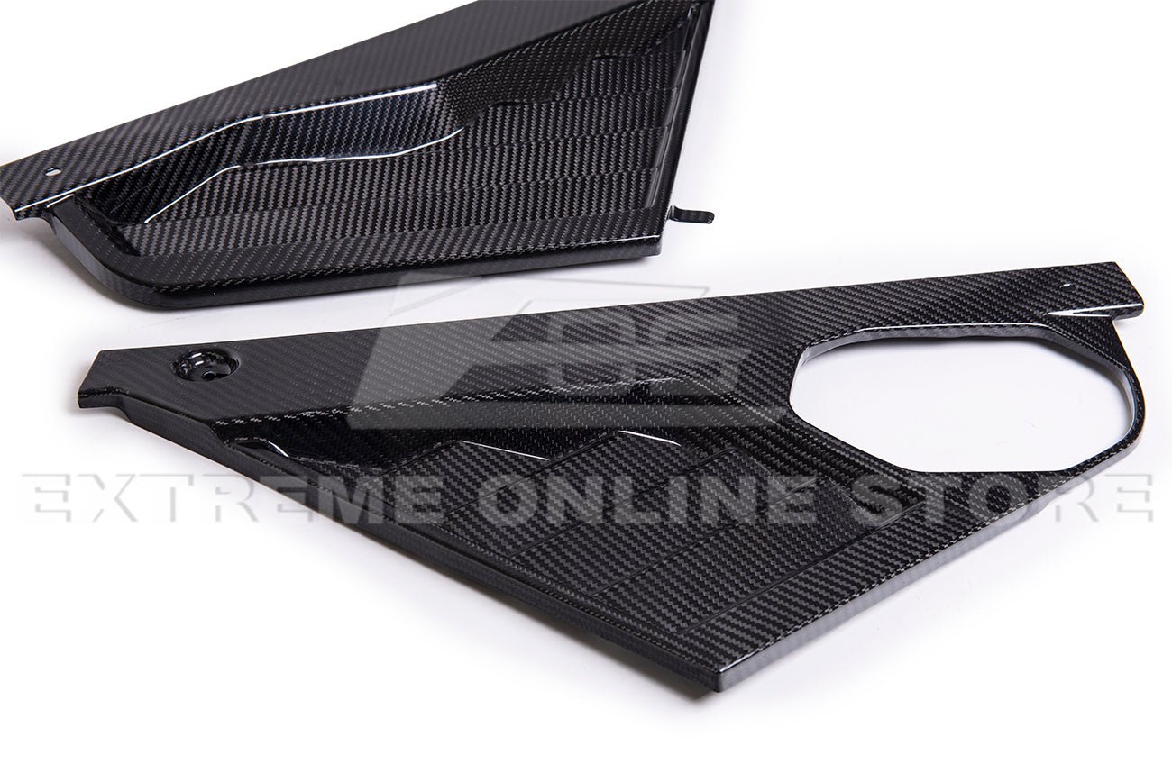 Chevrolet Corvette C8 Carbon Fiber Engine Cover Bay Panel Insert Coupe 2020-2024