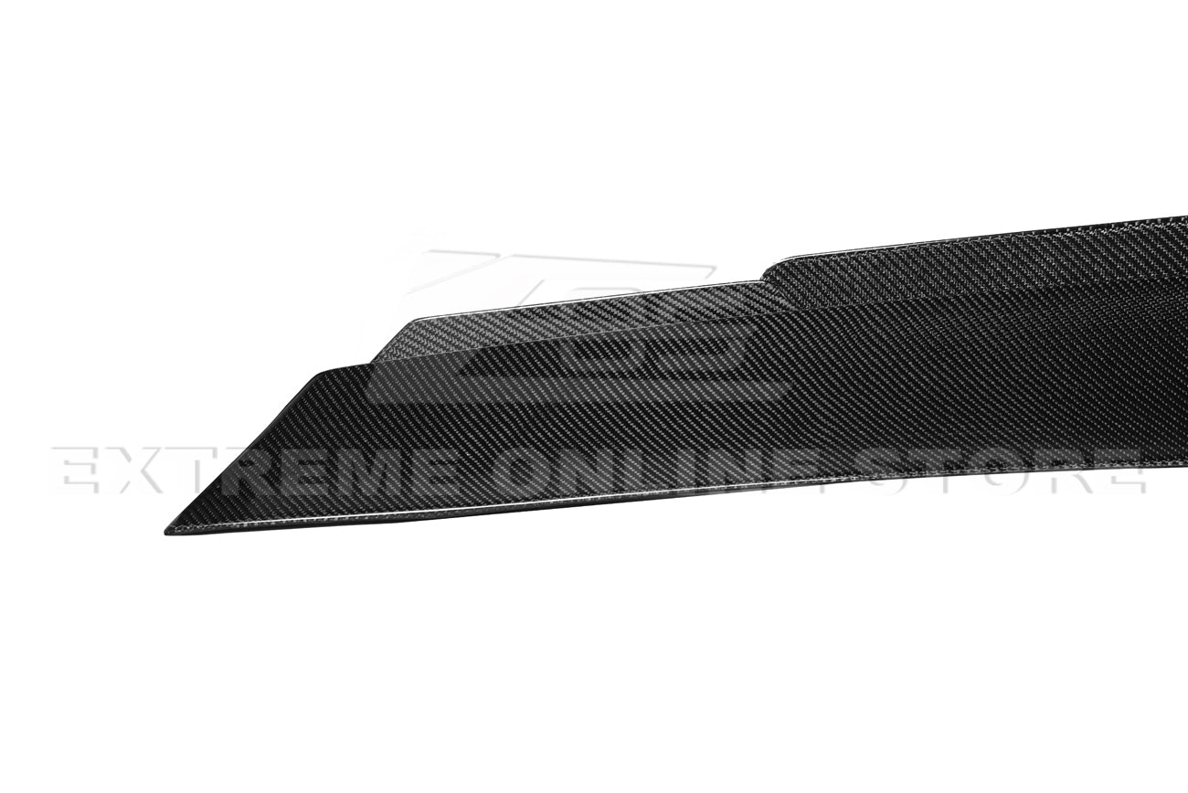 Cadillac CTS-V GMX322 Wickerbill Style Carbon Fiber Rear Trunk Spoiler 2009-2015