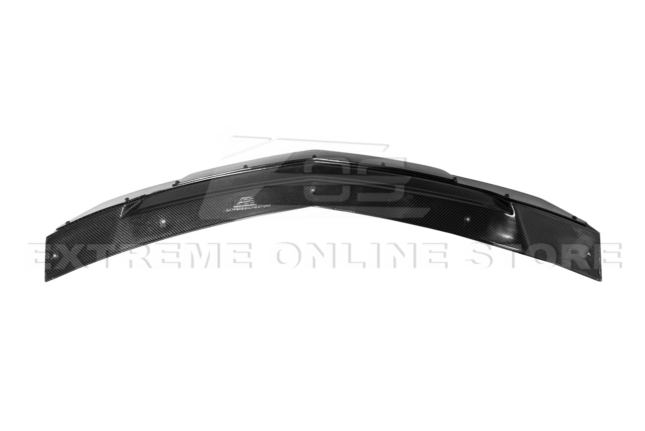 Cadillac CTS-V GMX322 Wickerbill Style Carbon Fiber Rear Trunk Spoiler 2009-2015