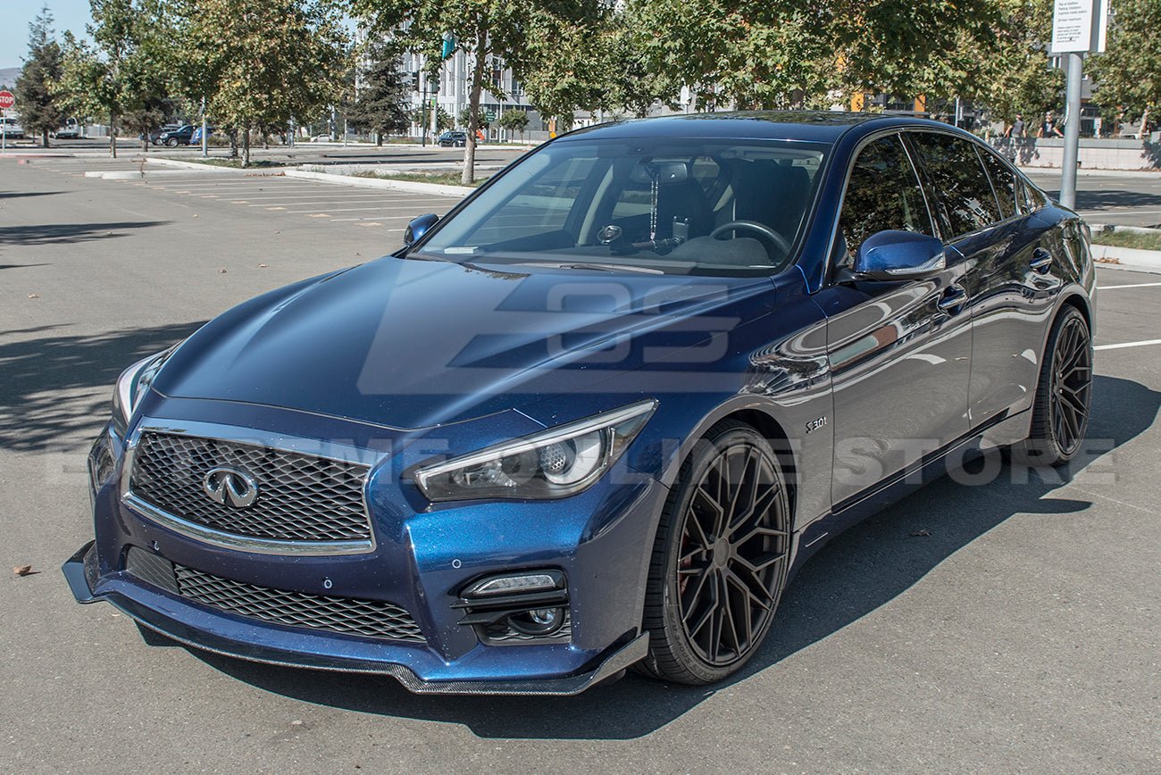 Infiniti Q50 Sport Carbon Fiber Front Lip Splitter 2014-2017
