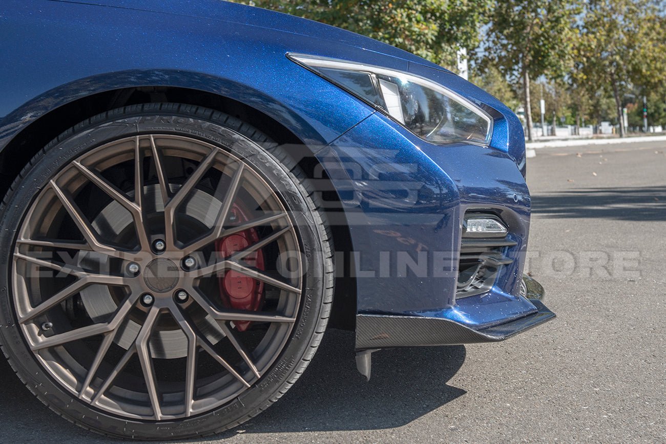 Infiniti Q50 Sport Carbon Fiber Front Lip Splitter 2014-2017
