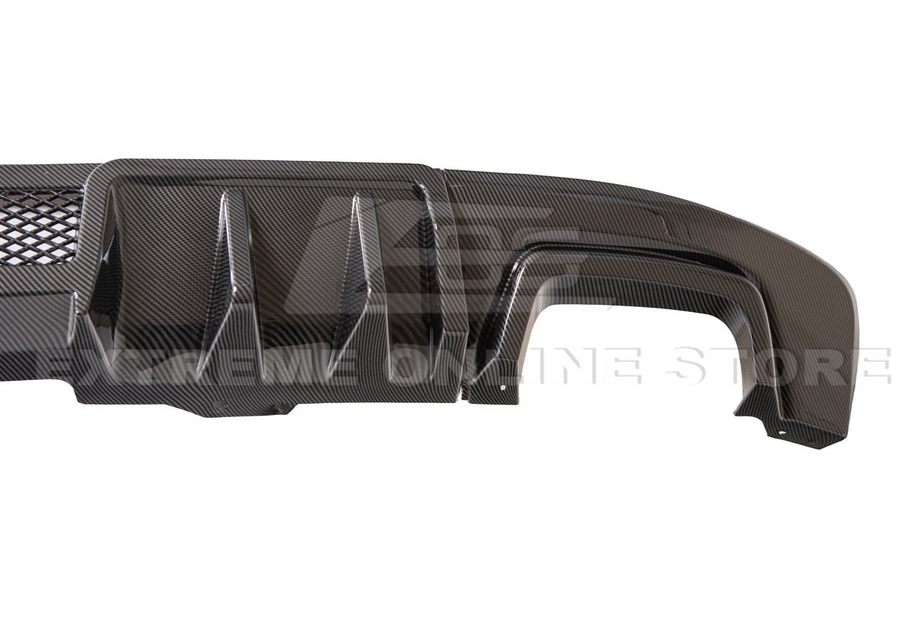 Subaru WRX STI VA Performance Style Gloss Black Carbon Rear Bumper Diffuser 2015-2021