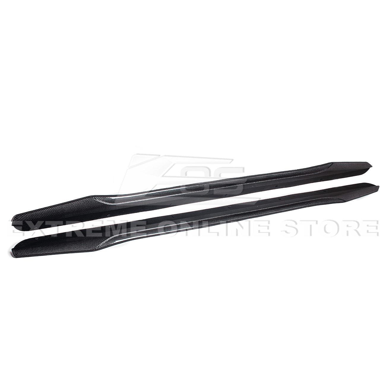 Cadillac CTS-V Carbon Fiber Front Lip & Side Skirt Package 2003–2008