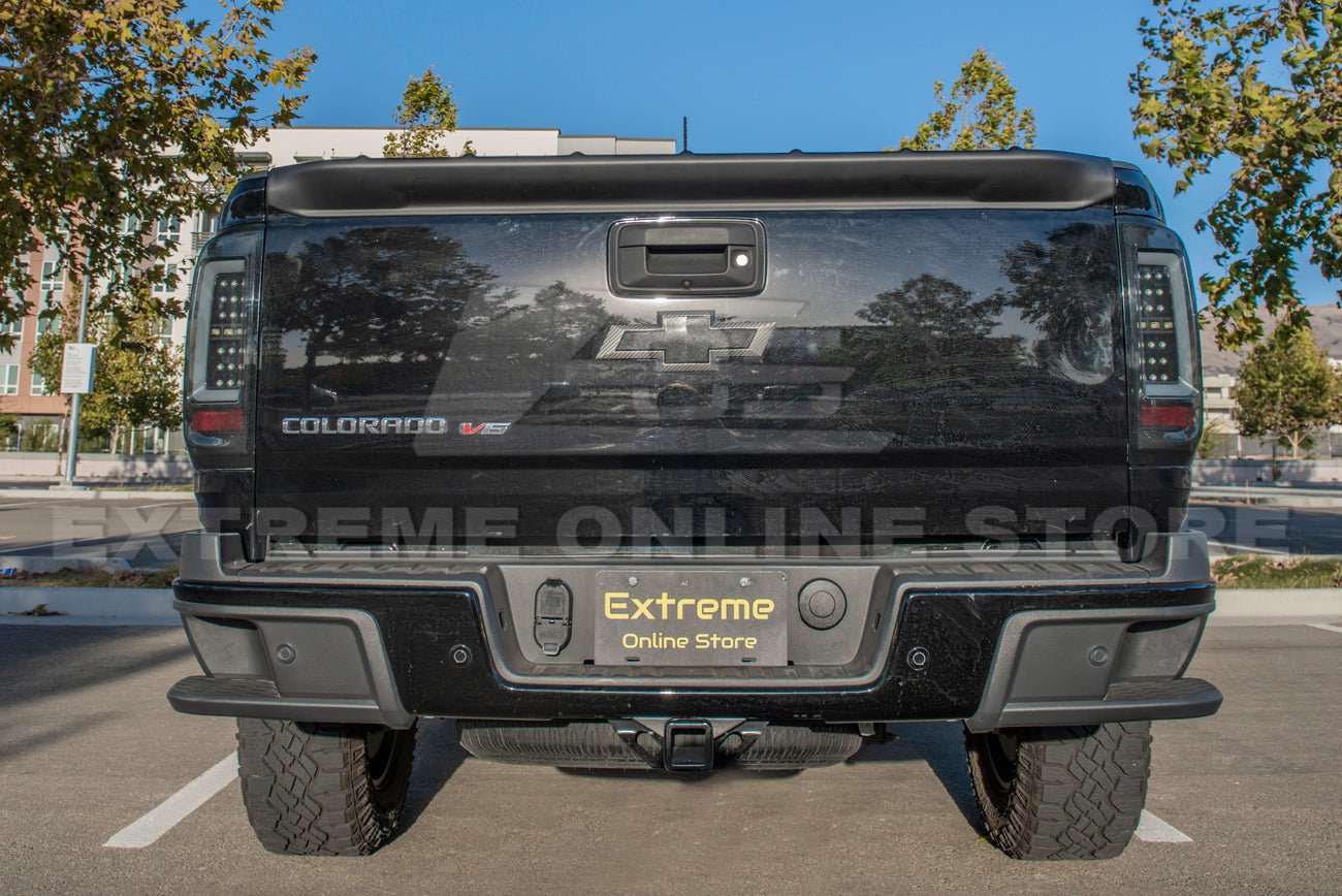 Chevrolet Colorado | GMC Canyon RG Matte Black Rear Tailgate Spoiler 2015-2023