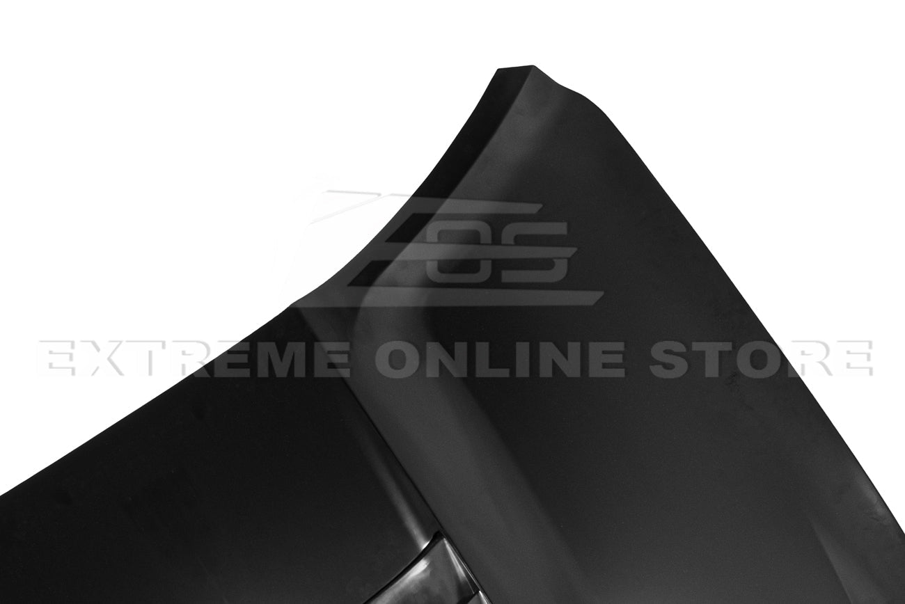 Ford Mustang S550 GT500 Style Primed Black Aluminum Front Hood 2015-2023