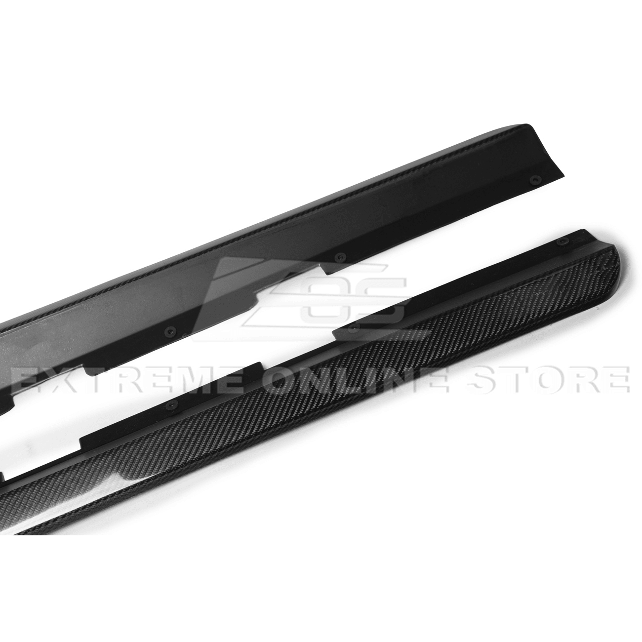 Chevrolet Camaro 5th Gen ZL1 Style Gloss Black Carbon Fiber Side Skirts 2010-2015