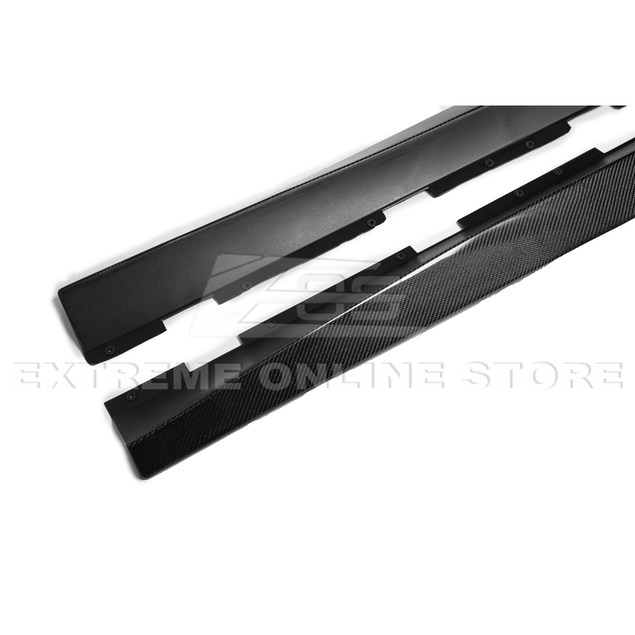 Chevrolet Camaro 5th Gen ZL1 Style Gloss Black Carbon Fiber Side Skirts 2010-2015
