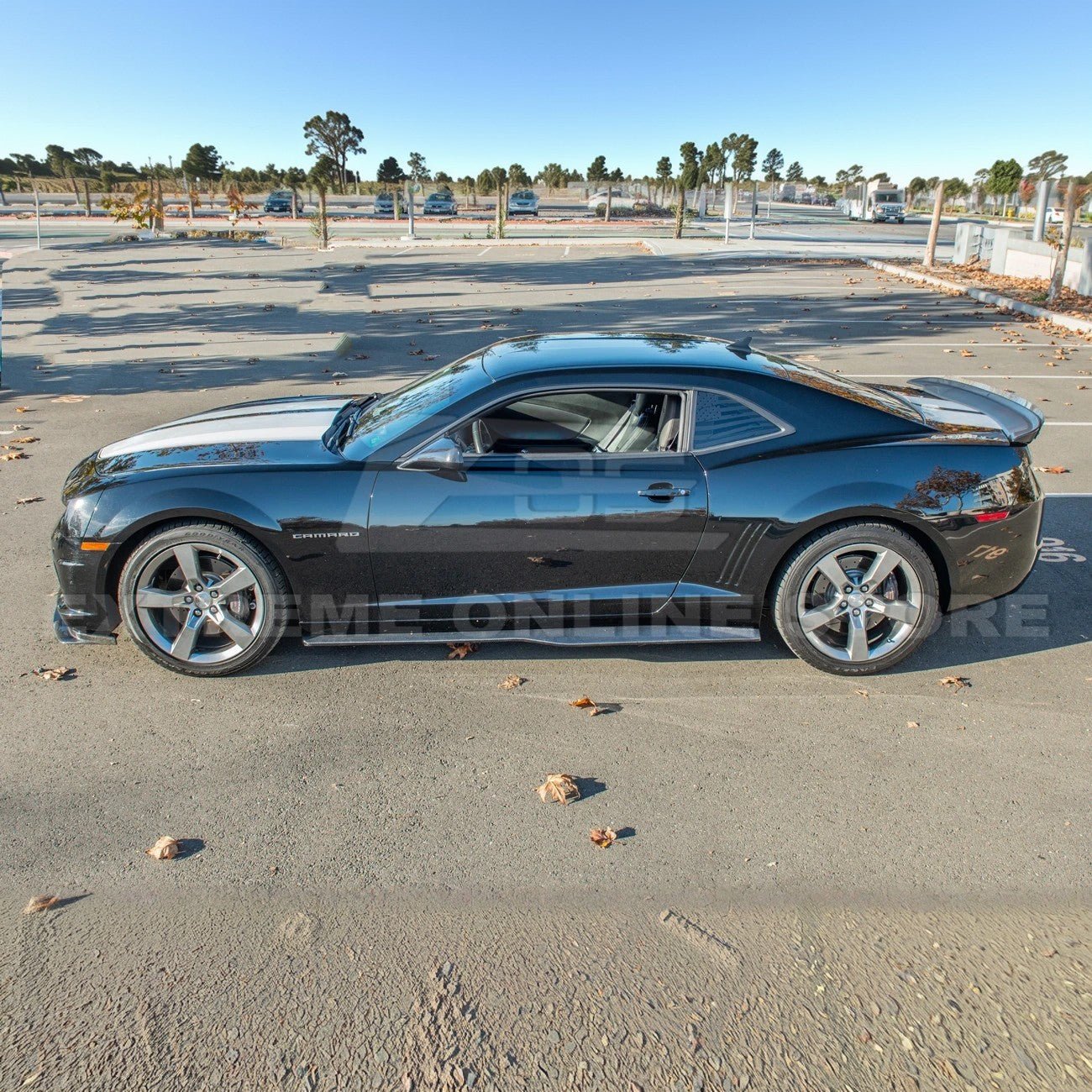 Chevrolet Camaro 5th Gen ZL1 Style Gloss Black Carbon Fiber Side Skirts 2010-2015