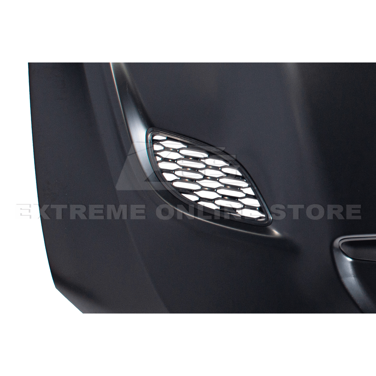 Dodge Durango WD SRT Hellcat Style Primed Black Front Air Vented Hood 2011-Up