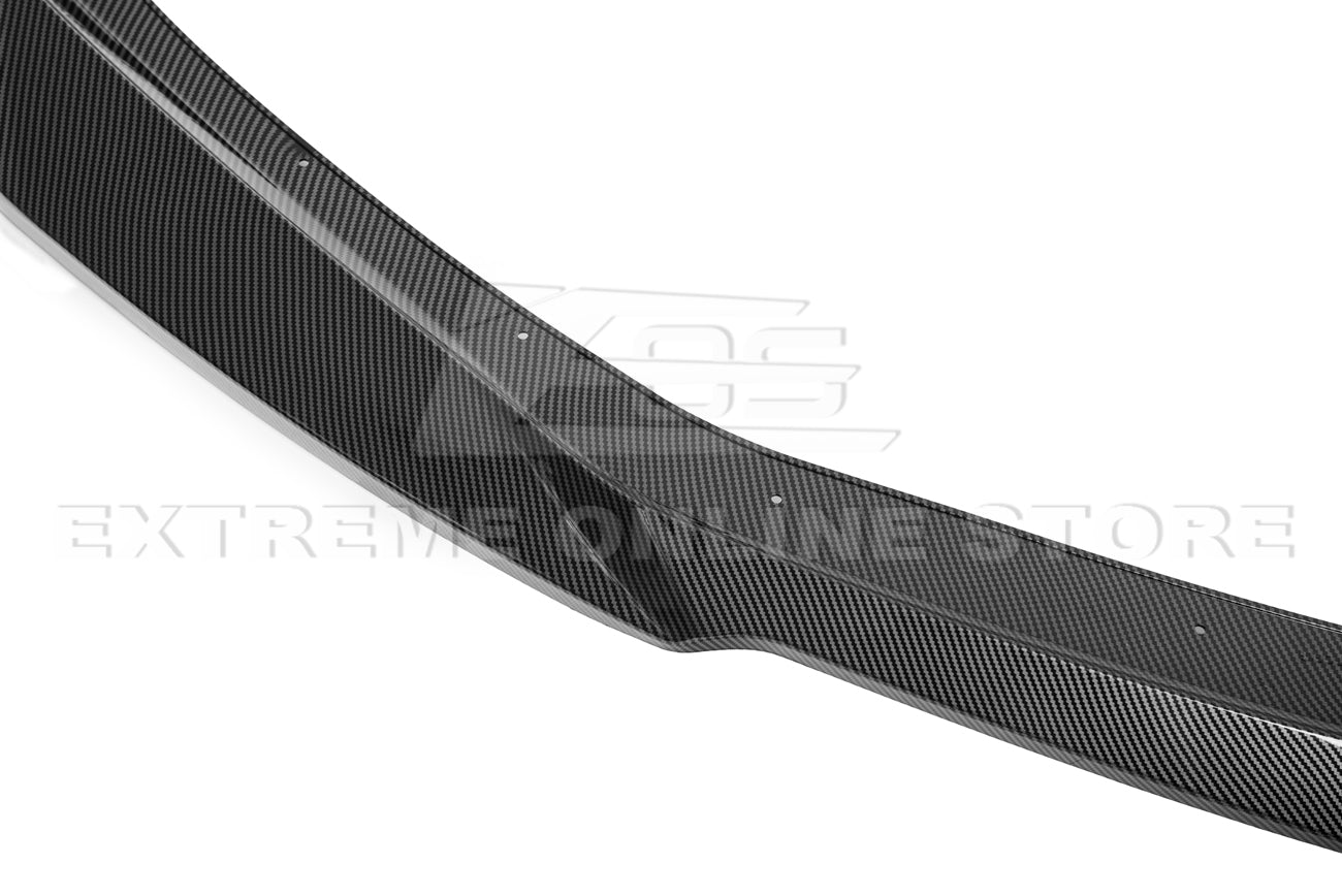 Chevrolet Camaro 6th Gen SS ZL1 Conversion Gloss Black Carbon Fiber Front Lip Splitter 2016-2018