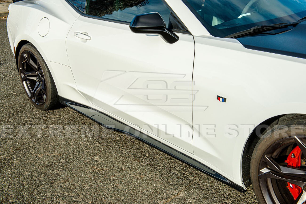 Chevrolet Camaro 6th Gen ZL1 Style Carbon Fiber Full Aero Kit Splitter Side Skirts Spoiler 2016-2024