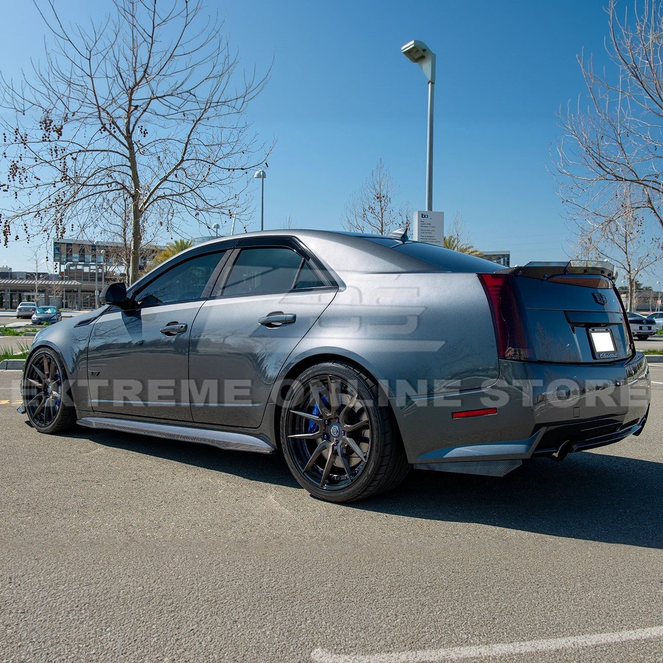 Cadillac CTS-V Carbon Fiber Front Lip & Side Skirt Package 2003–2008