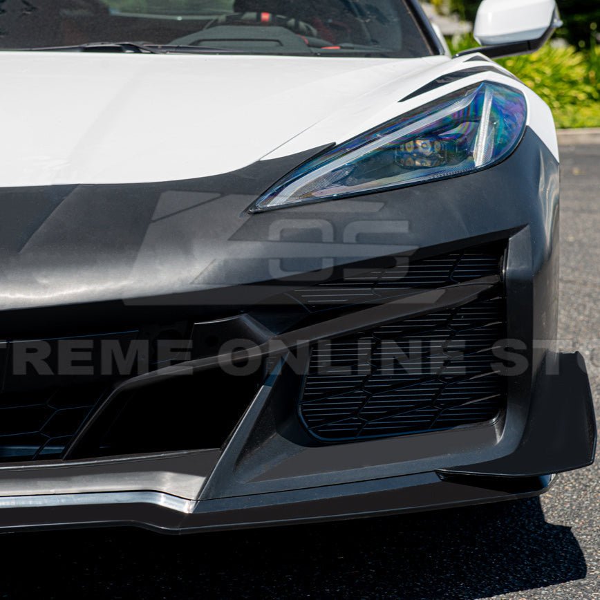 Chevrolet Corvette C8 Z06 Conversion Style Unpainted Front Bumper Kit 2020-2024