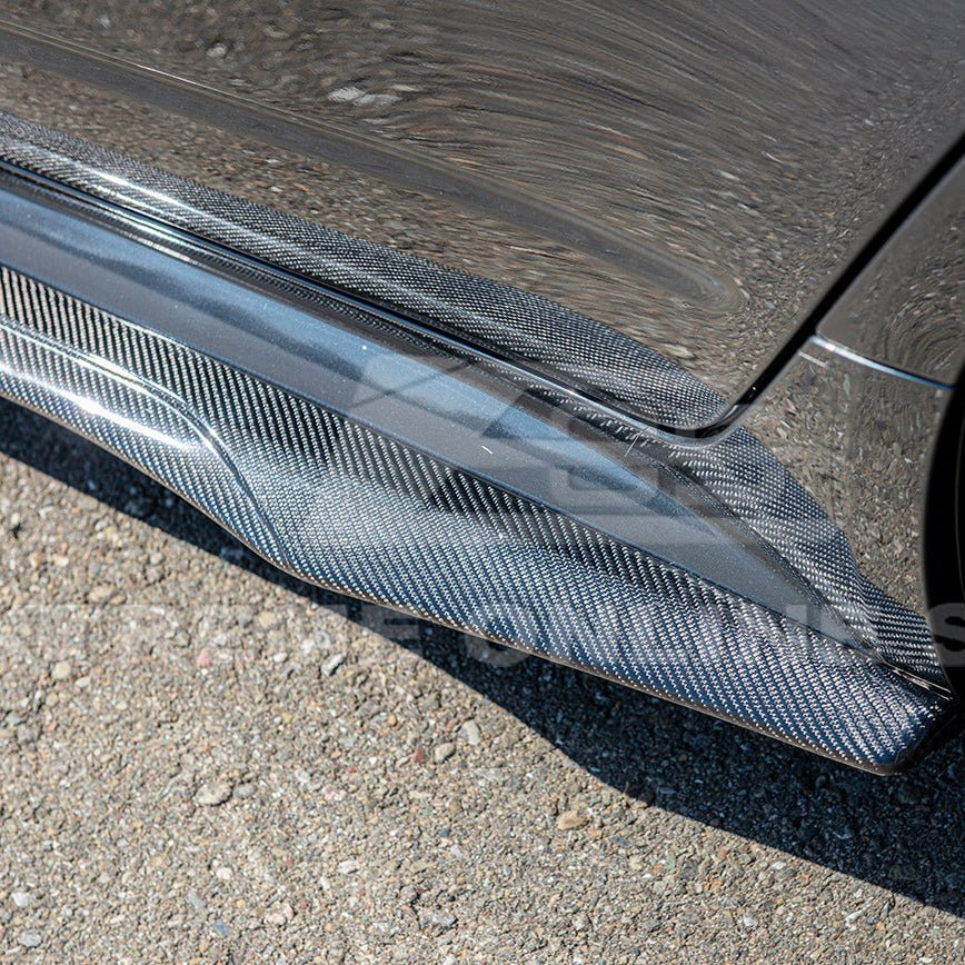 Cadillac CTS-V Carbon Fiber Front Lip & Side Skirt Package 2003–2008