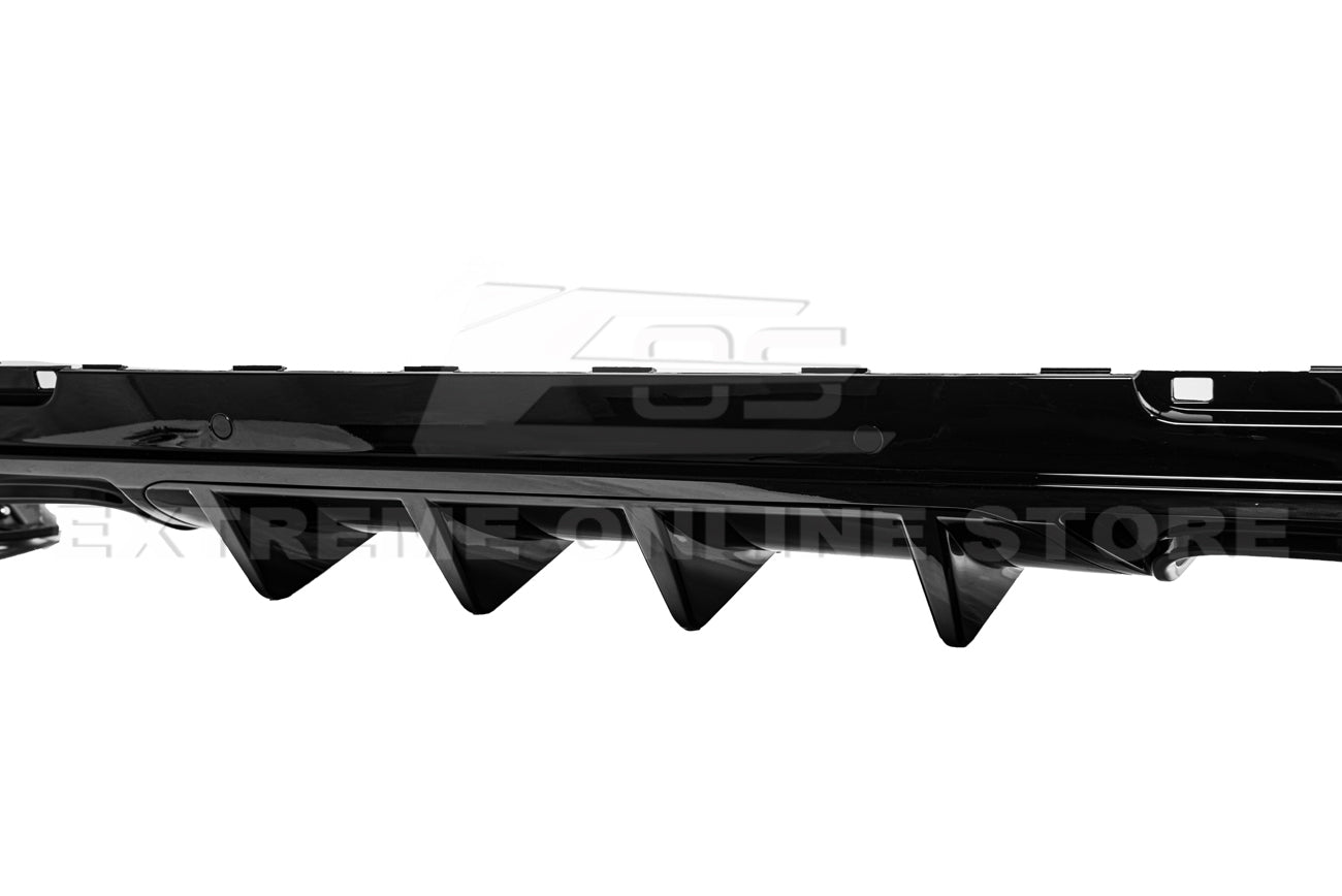 Dodge Challenger LA SRT Track Package Gloss Black Rear Diffuser 2015-Up