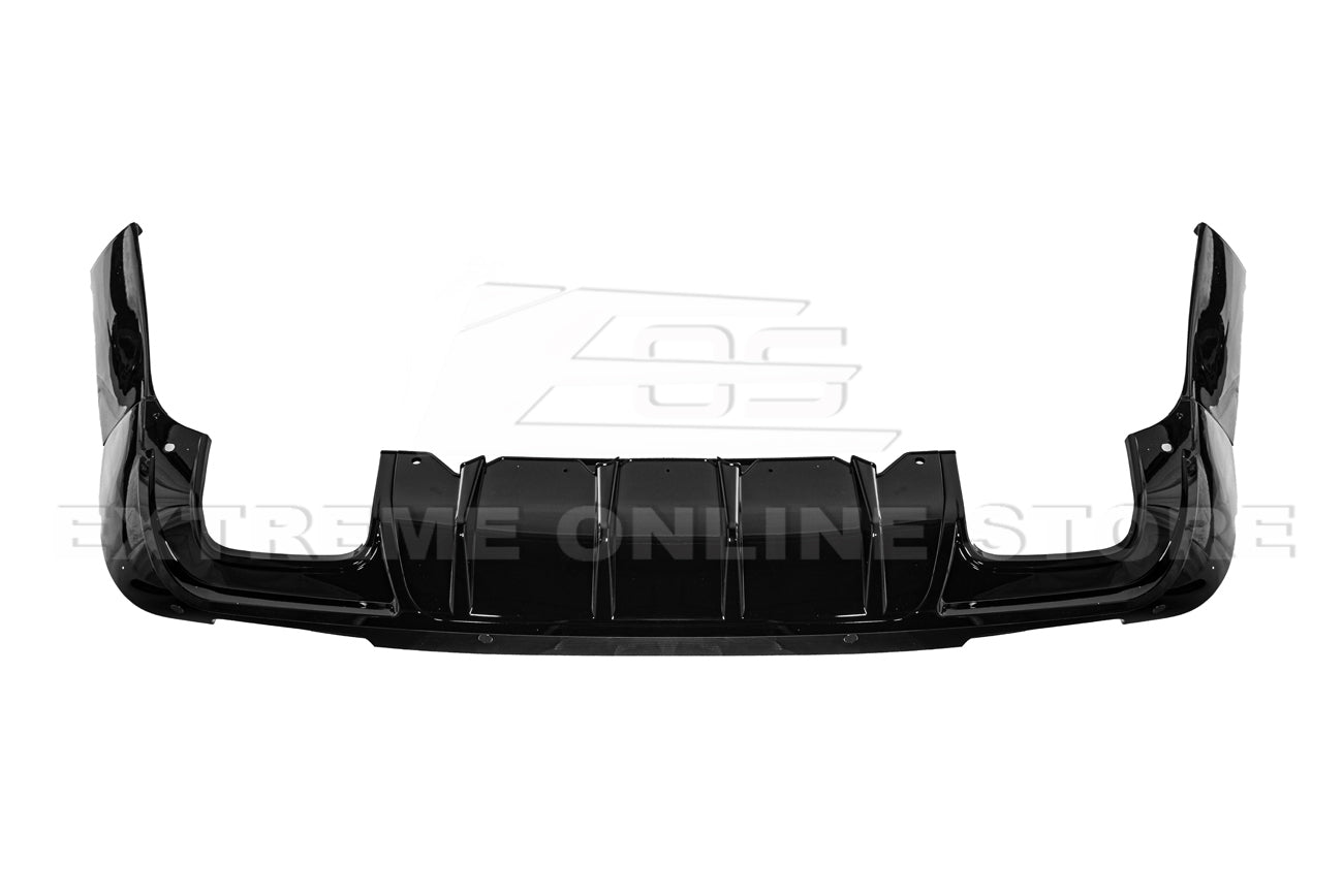 Dodge Challenger LA SRT Track Package Gloss Black Rear Diffuser 2015-Up