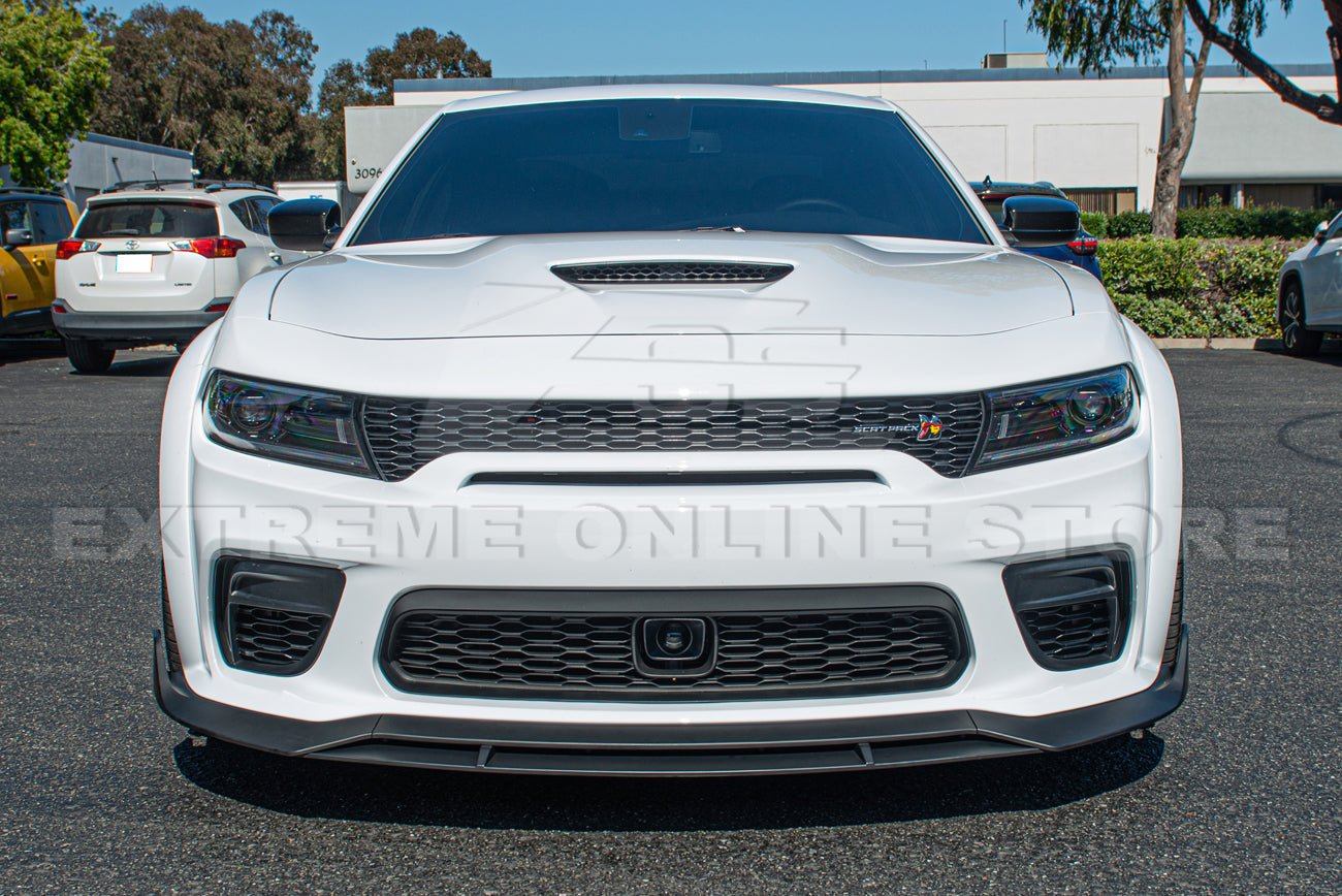 Dodge Charger LD SRT Widebody Performance Style Matte Gloss Black Front Lip Splitter 2020-Up