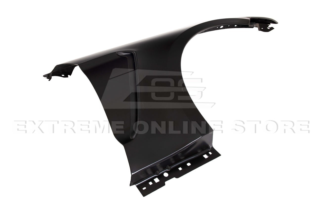 Ford Mustang S550 GT350 Style Front Side Fenders Primer Black 2015-2017