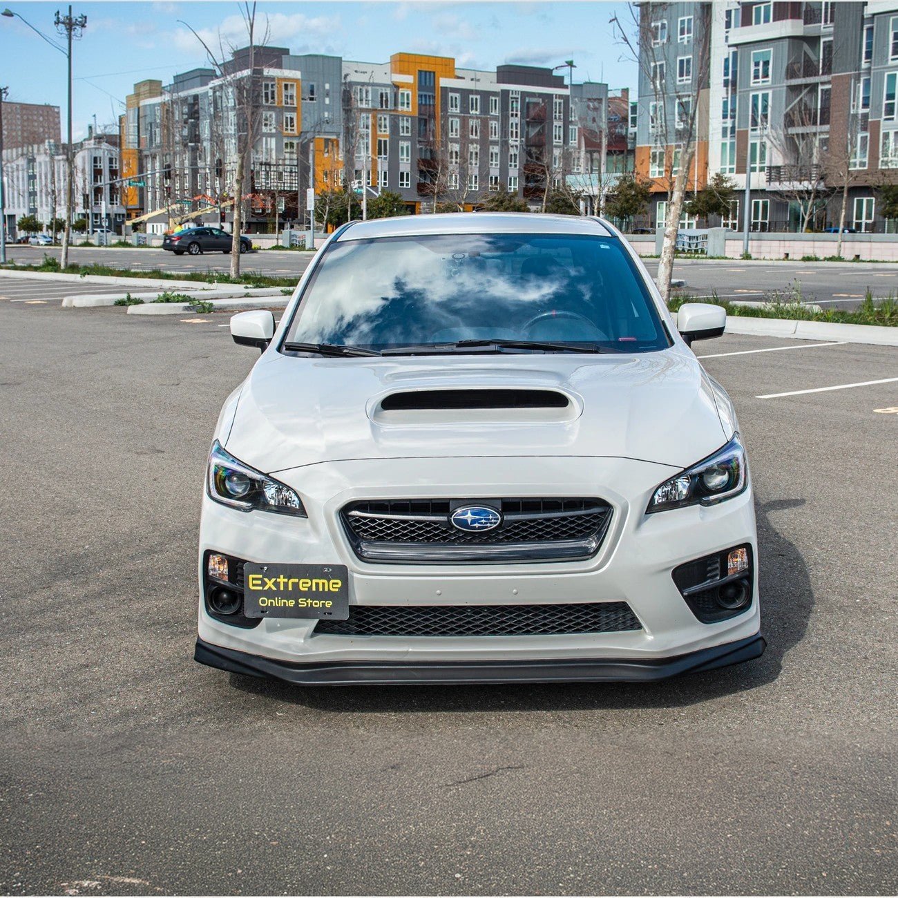 Subaru WRX STI VA VRS Style Carbon Fiber Front Splitter Lip 2015-2017