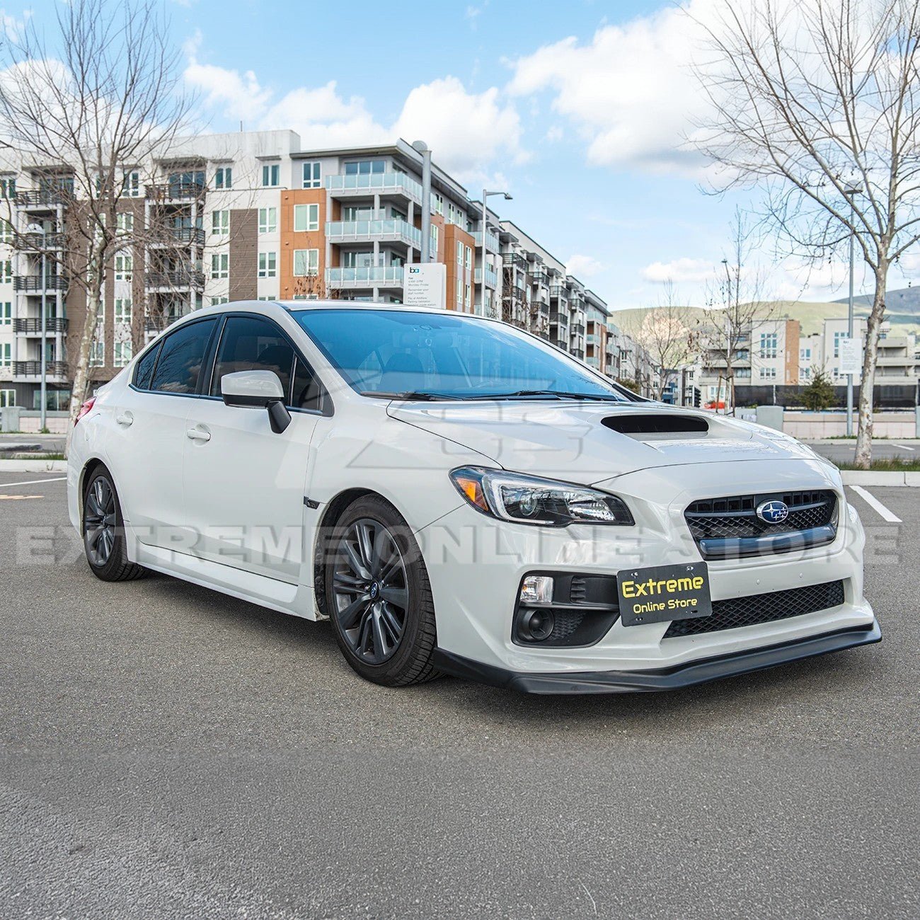 Subaru WRX STI VA VRS Style Carbon Fiber Front Splitter Lip 2015-2017