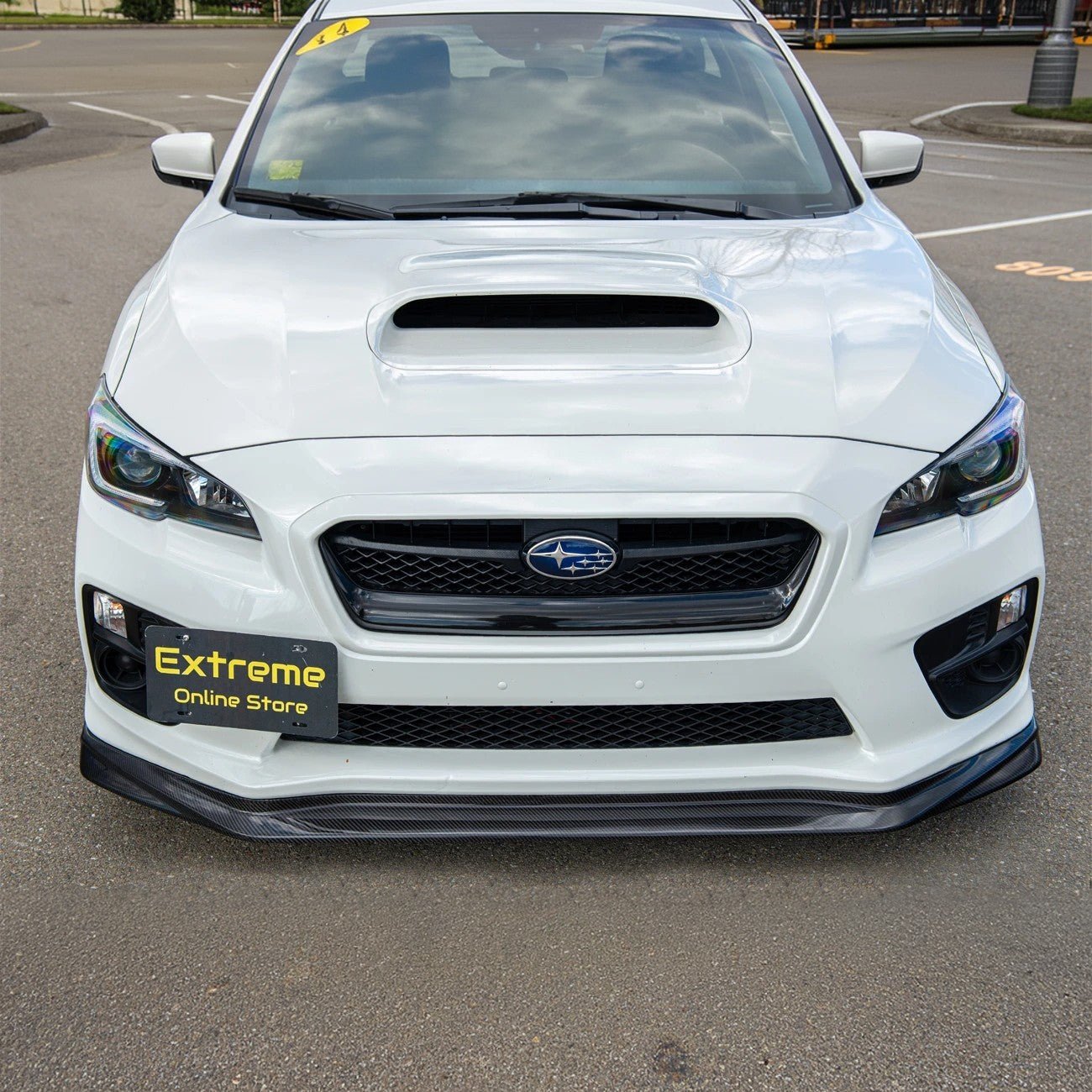 Subaru WRX STI VA VRS Style Carbon Fiber Front Splitter Lip 2015-2017