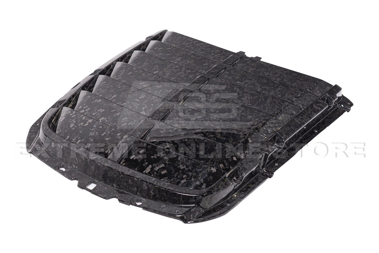 Ford Mustang S550 GT500 Factory Style Dry Carbon Fiber Hood Vent Cover 2020-2023