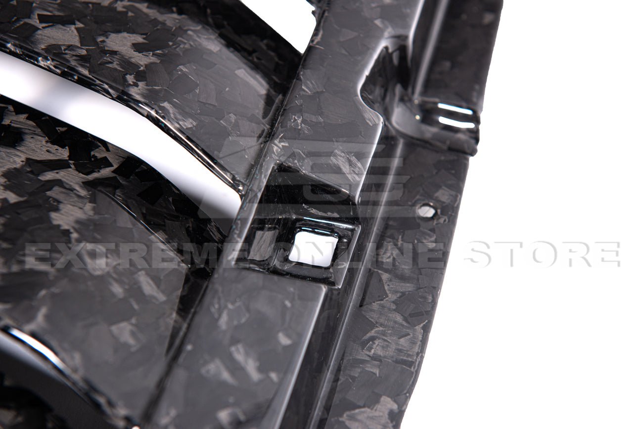 Ford Mustang S550 GT500 Factory Style Dry Carbon Fiber Hood Vent Cover 2020-2023