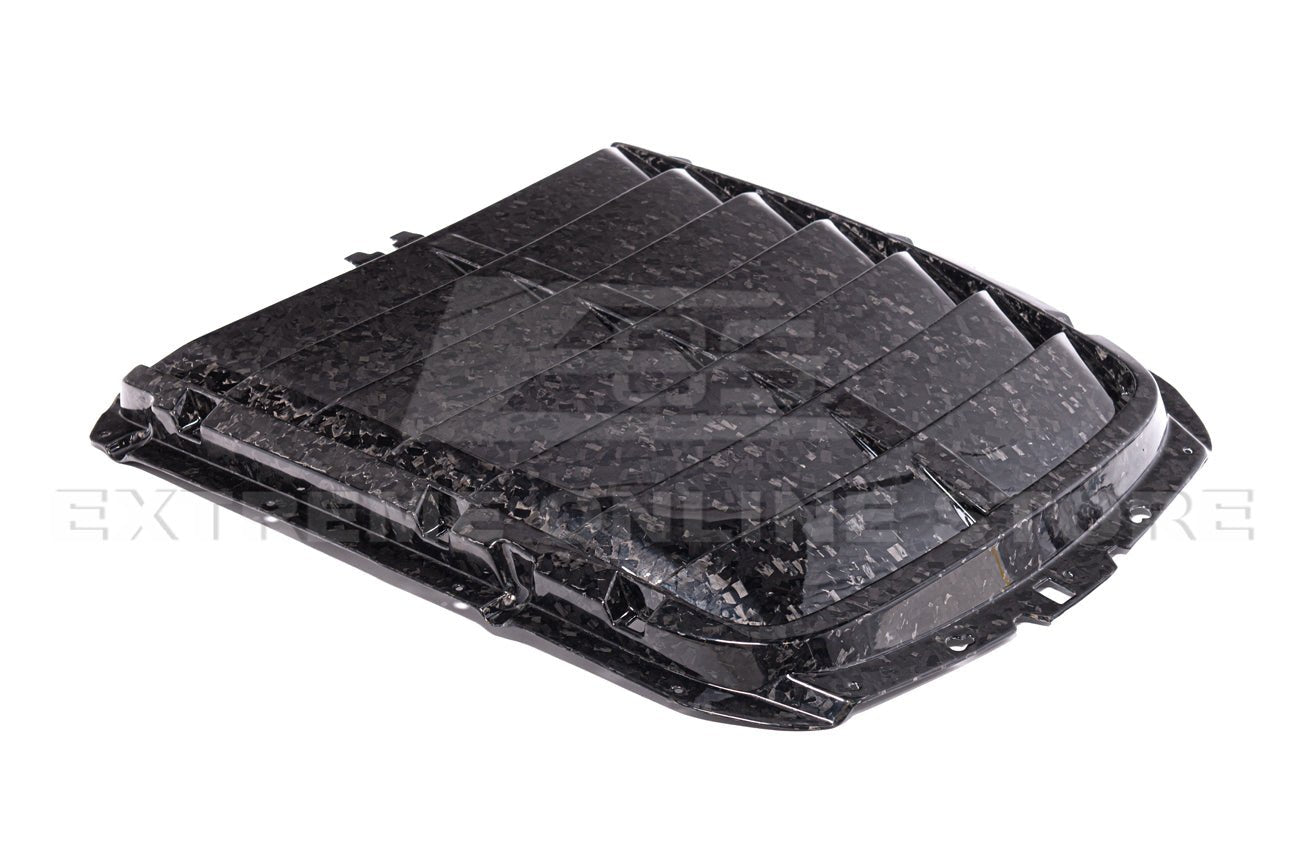 Ford Mustang S550 GT500 Factory Style Dry Carbon Fiber Hood Vent Cover 2020-2023