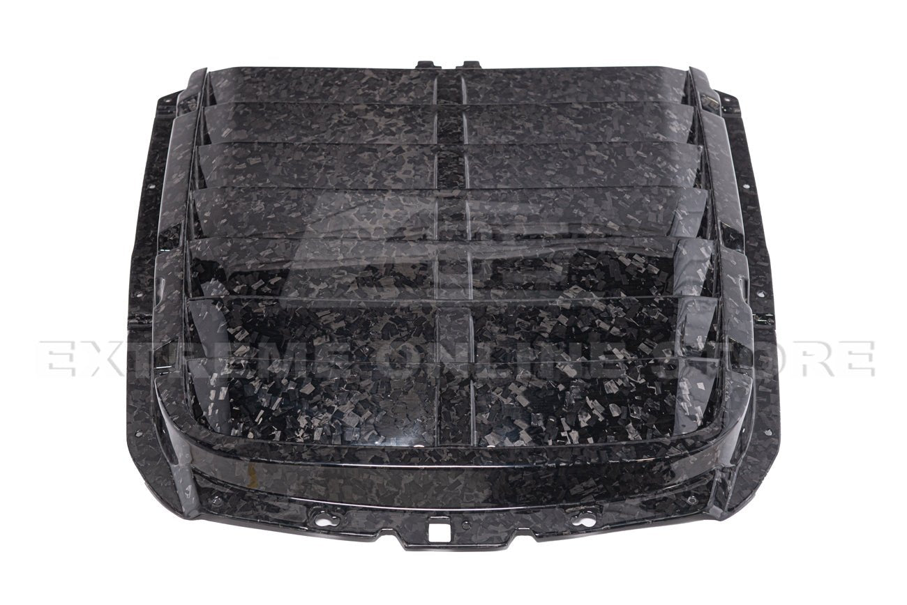 Ford Mustang S550 GT500 Factory Style Dry Carbon Fiber Hood Vent Cover 2020-2023