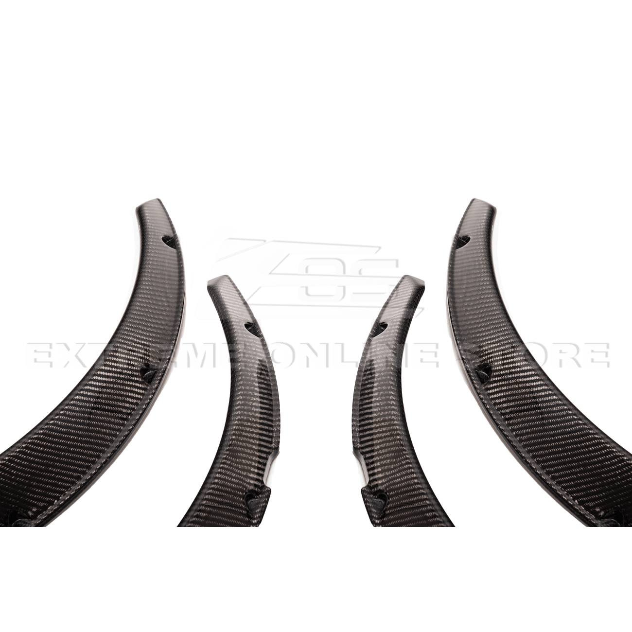 Subaru WRX | STI VA CS Style Carbon Fiber Gloss Black Fender Flares 2015-2021