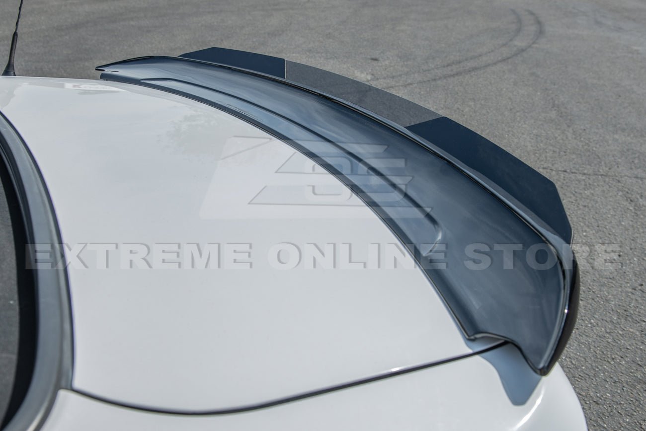 Ford Mustang S550 GT350 Track Style Smoke Clear Wickerbill Rear Spoiler Insert 2015-2023