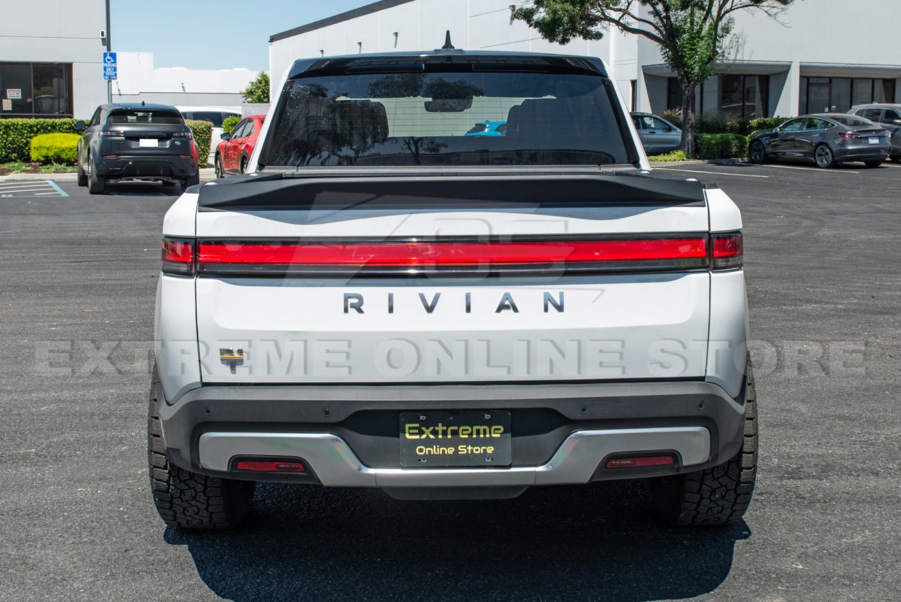 Rivian R1T Street Series Matte Black Rear Tailgate Wing Spoiler 2022-Up