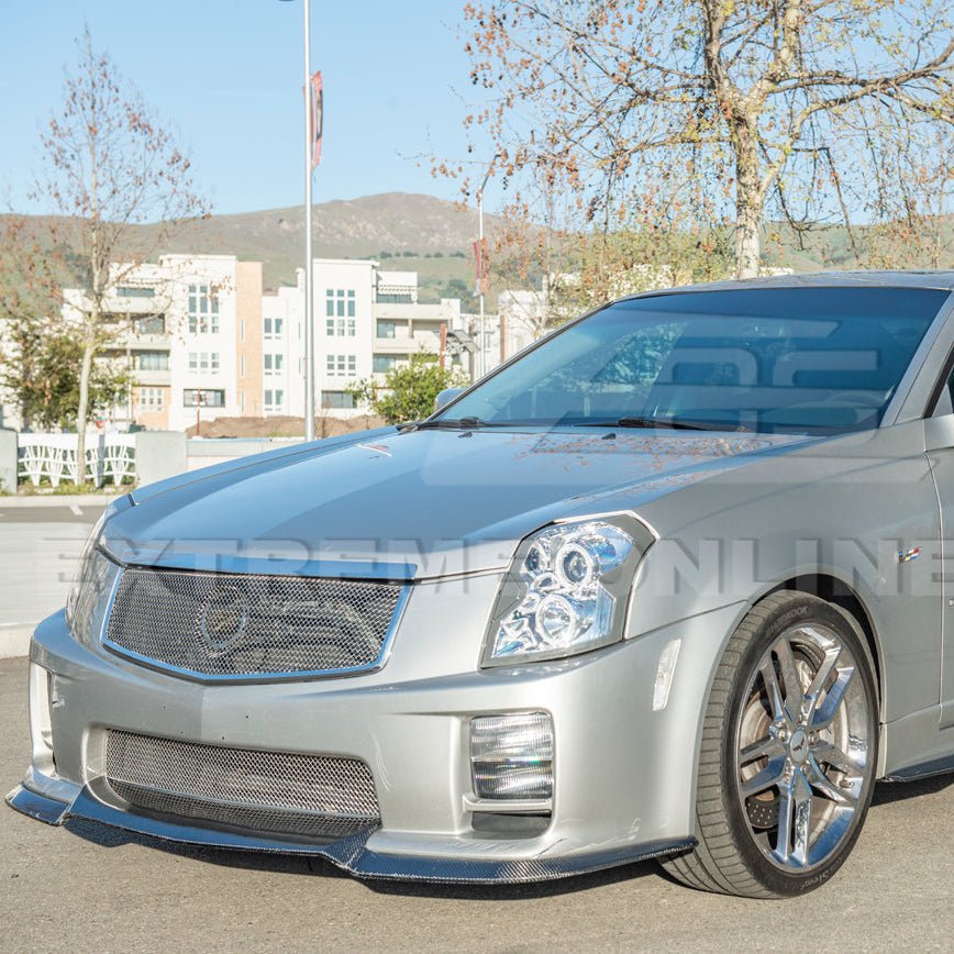 Cadillac CTS-V Carbon Fiber Front Lip Splitter 2003–2008