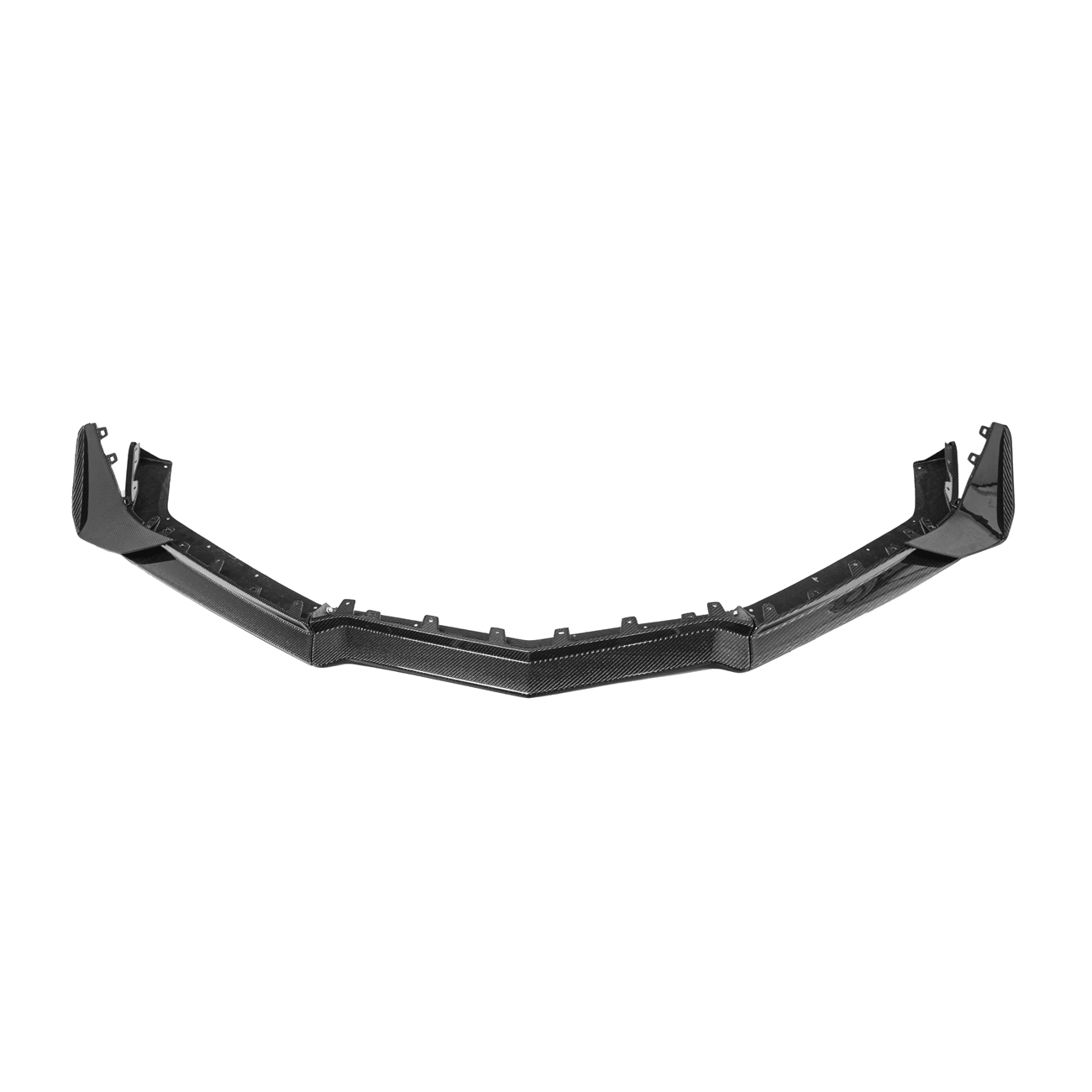 Chevrolet Corvette C8 Z06 Z07 Style Carbon Fiber Front Splitter and Canards Kit 2023-Up