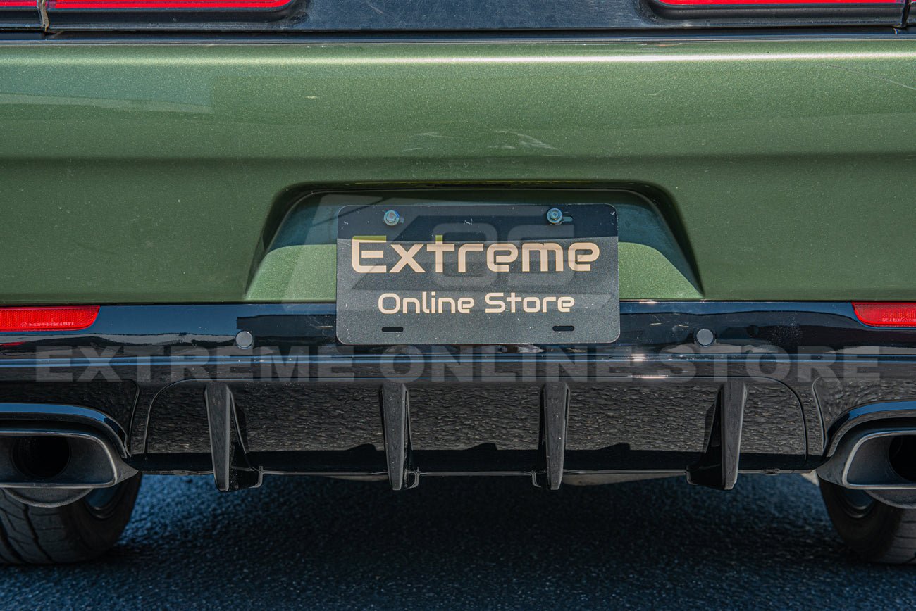 Dodge Challenger LA SRT Track Package Gloss Black Rear Diffuser 2015-Up