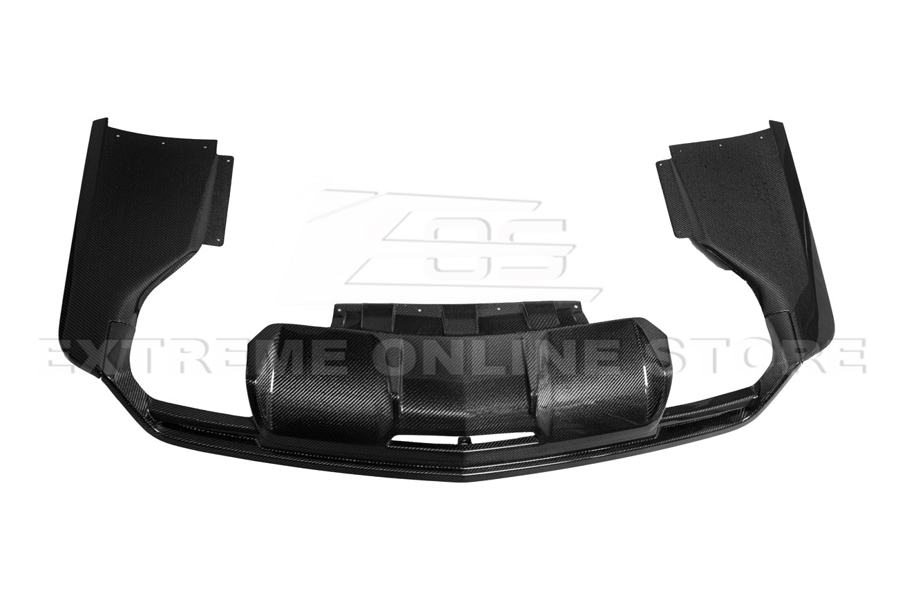 Cadillac CTS-V Carbon Fiber Rear Valance Diffuser Lip Cover 2016-2019