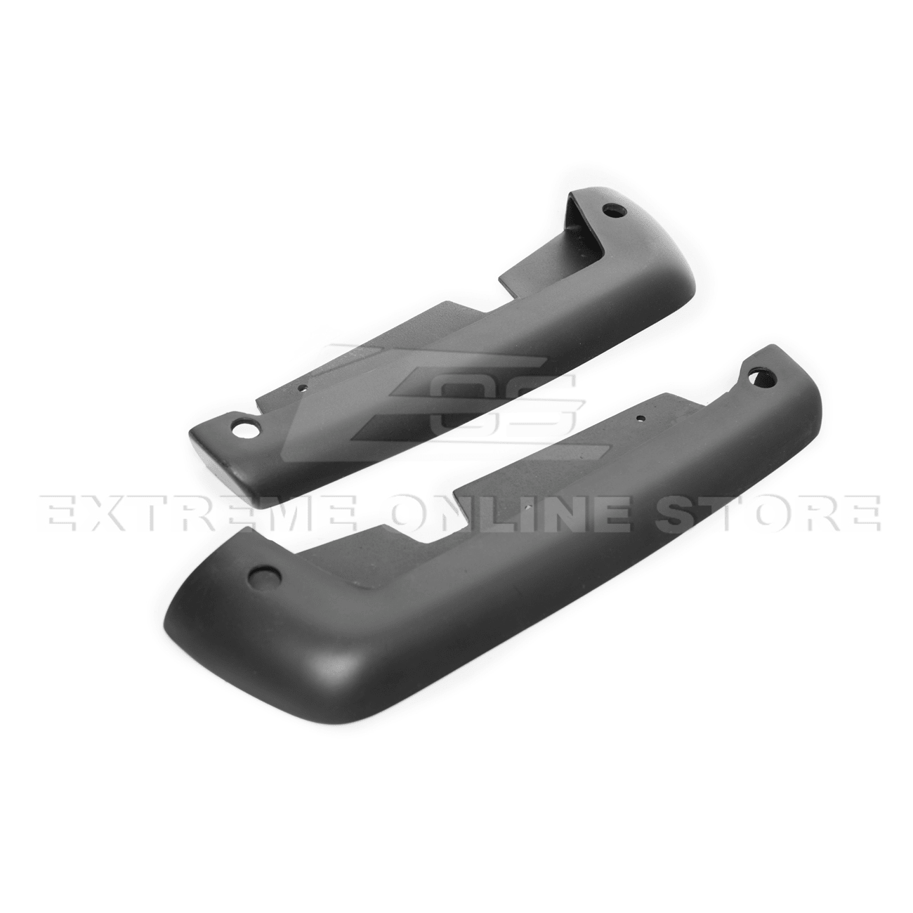 Subaru WRX STI VA CS Style Primer Black Carbon Fiber Rear Apron Lip 2015-2021