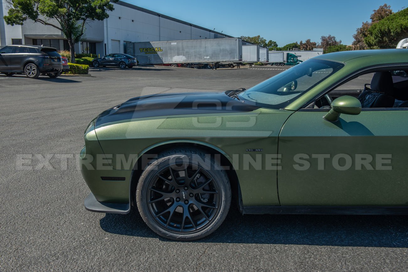 Dodge Challenger LC Hellcat Redeye Style Primer Black Front Hood 2008-Up