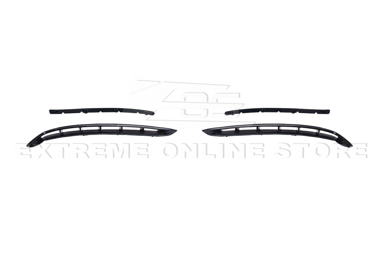 Ford Mustang S550 GT350 Style Matte Black Front Side Vented Fenders 2018-2023