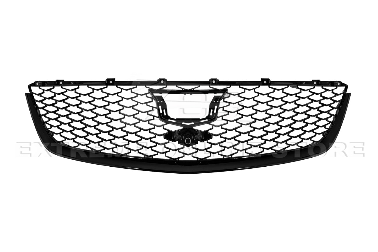 Cadillac CT5 Alpha CT5-V Blackwing Style Gloss Black Front Bumper Grille Cover 2020-2024