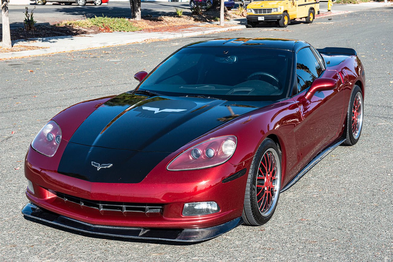 Chevrolet Corvette C6 ZR1 Conversion Extended Splitter Kit (2005–2013)