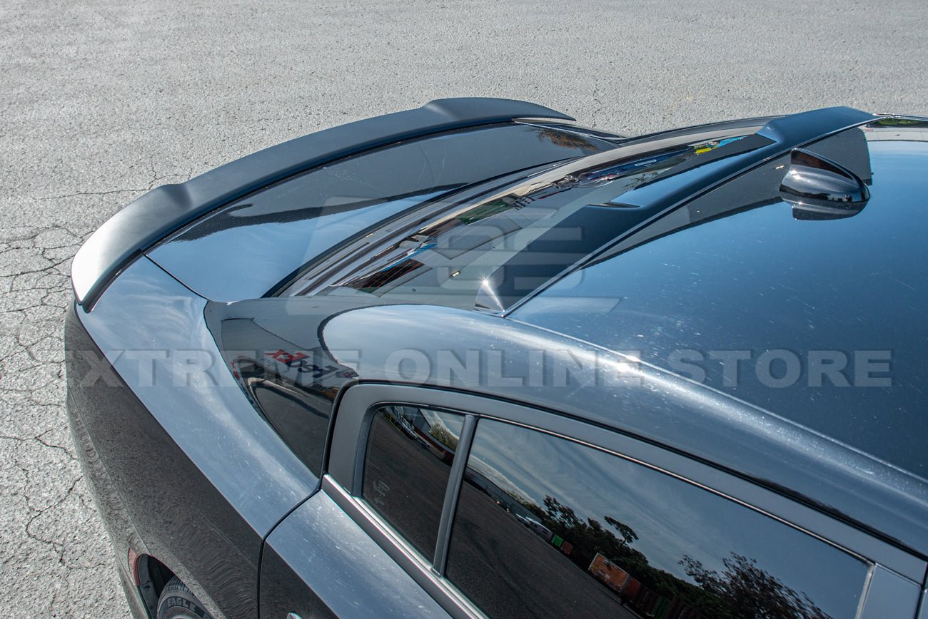 Dodge Charger SRT Track Style Gloss Black Rear Roof Spoiler 2015-Up