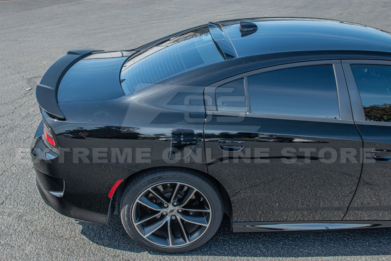 Dodge Charger SRT Track Style Gloss Black Rear Roof Spoiler 2015-Up