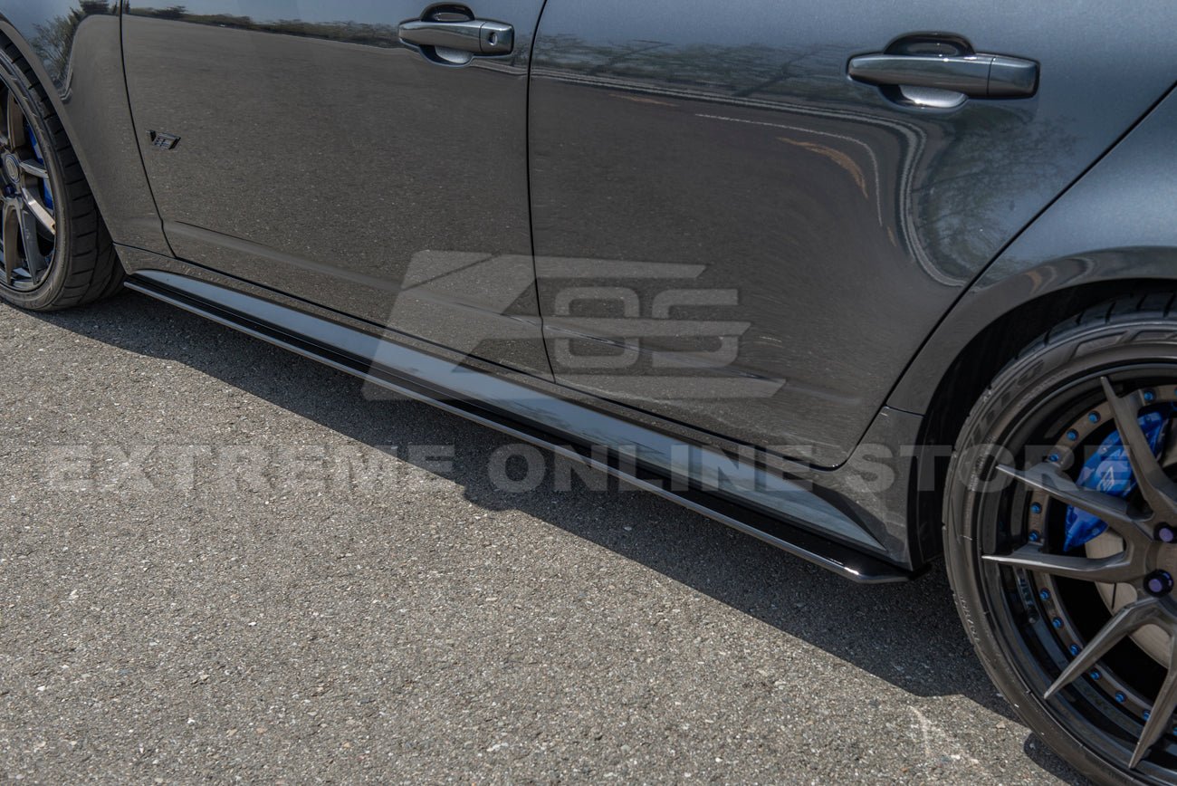 Cadillac CTS-V Sedan Wagon EOS Style Black Side Skirts 2009-2015