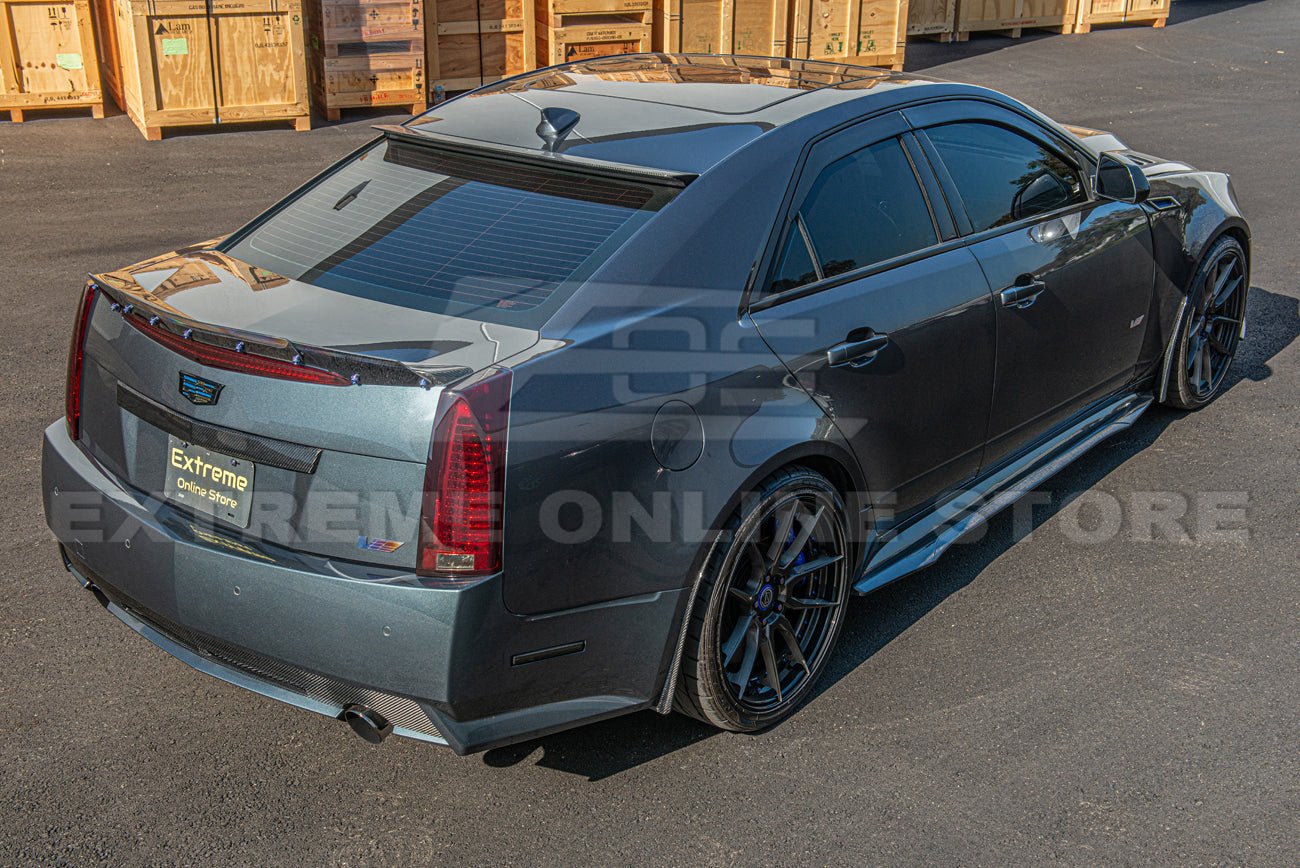 Cadillac CTS-V Sedan V2 GM Factory Style Dry Carbon Fiber Trunk Insert 2009-2015