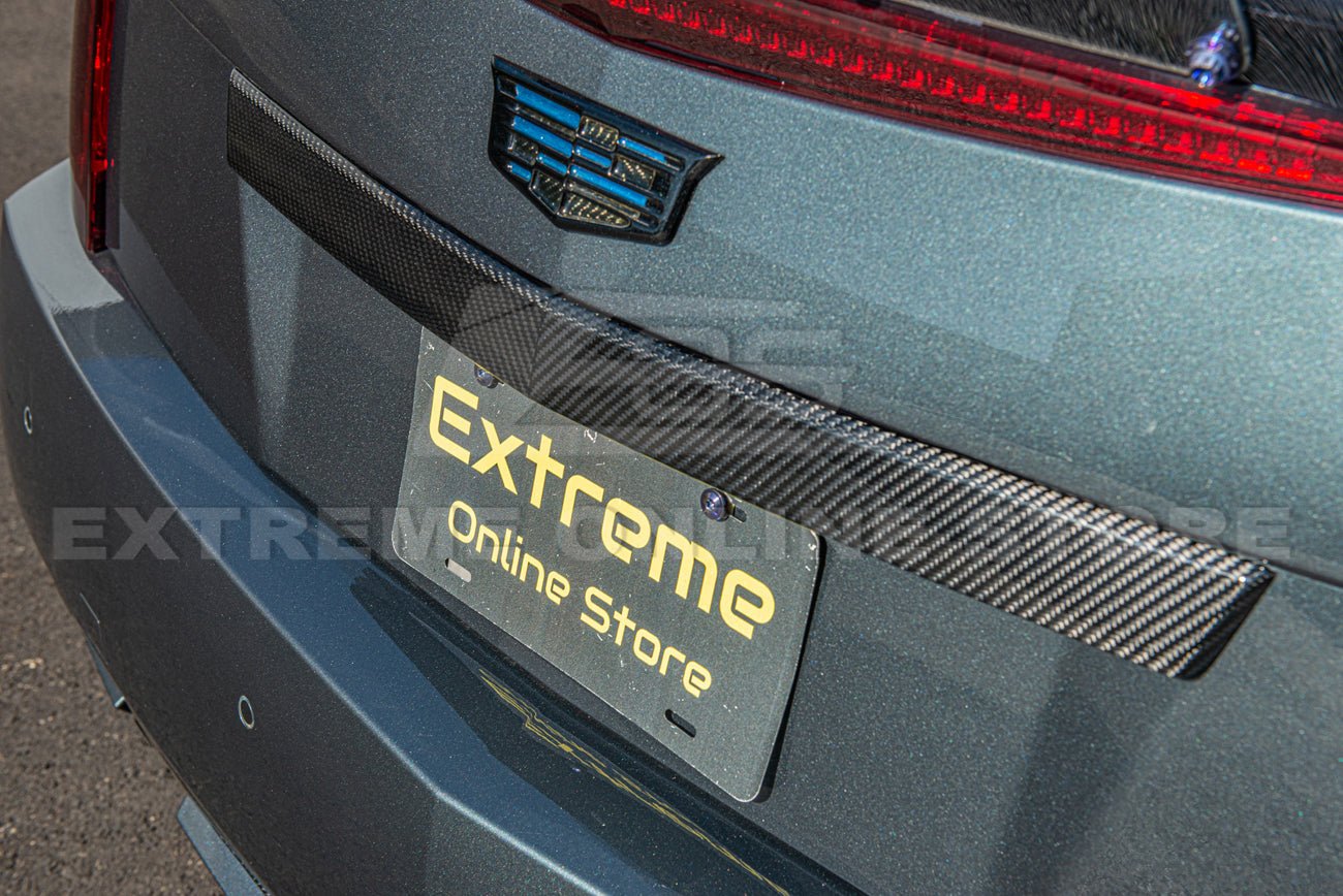 Cadillac CTS-V Sedan V2 GM Factory Style Dry Carbon Fiber Trunk Insert 2009-2015