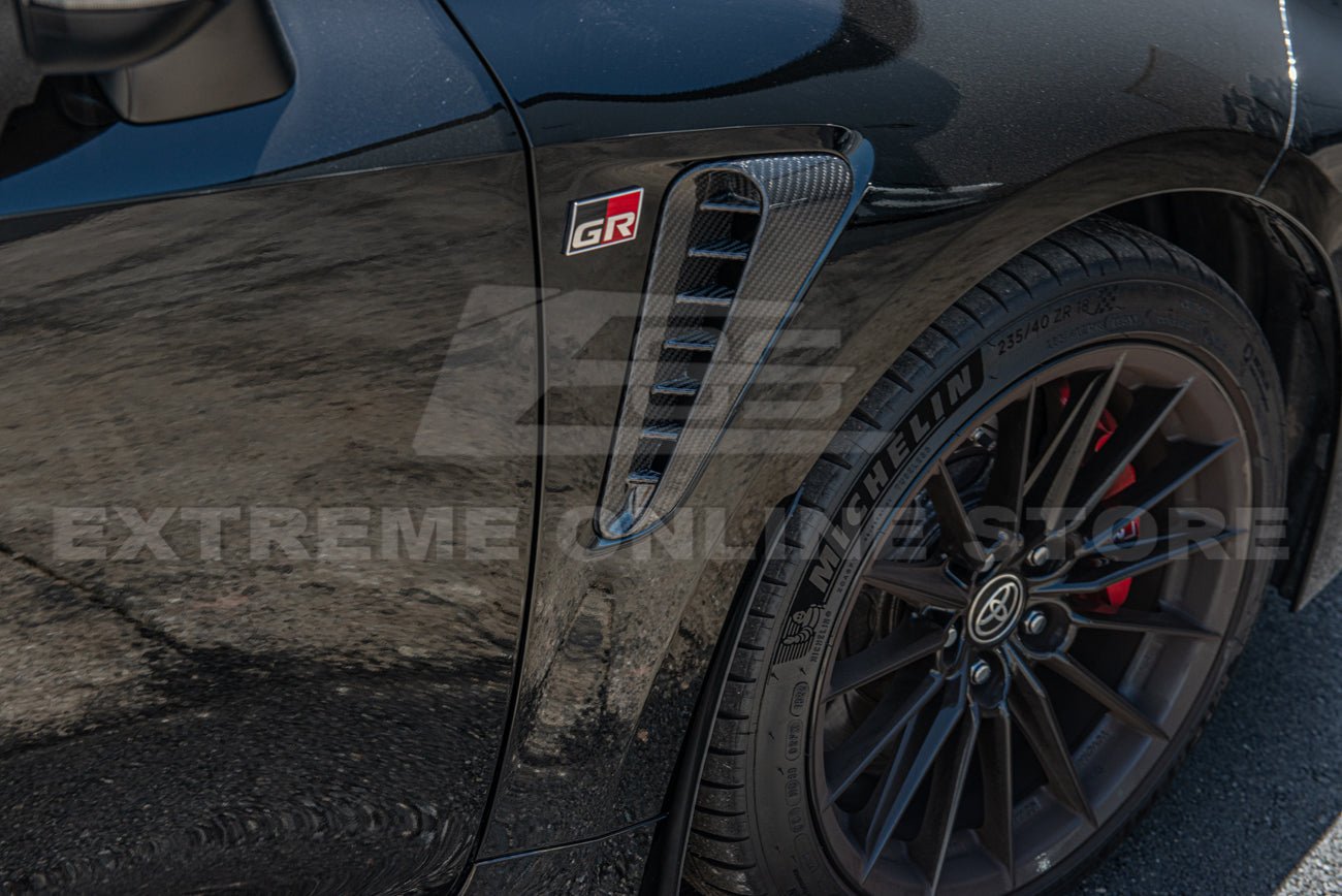 Toyota GR Corolla Carbon Fiber Side Door Fender Vent Trim 2023-Up